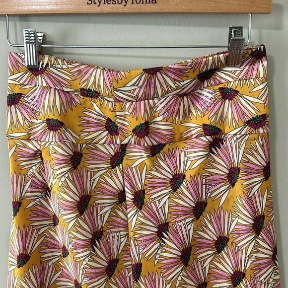 FREE PEOPLE Normani Bias Floral Printed Midi Skirt Drapey in Honey Size 4 NEW - Picture 6 of 15